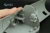 Quinta Studio QD32224 Boeing B-17G Radio operator's compartment. 3D-Printed coloured Interior on decal paper (HK models) 1/32